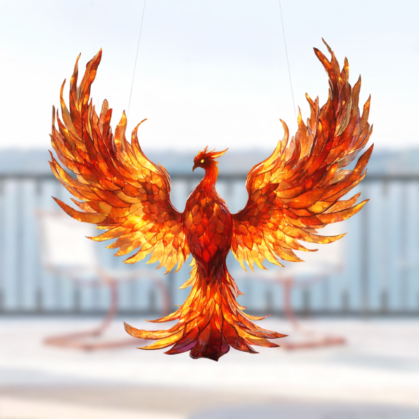 Attrape-soleil Phénix - 2D Plat🔥