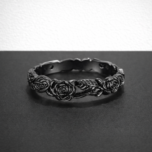 Bague rose noir Bague Roses Noires 🌹🖤