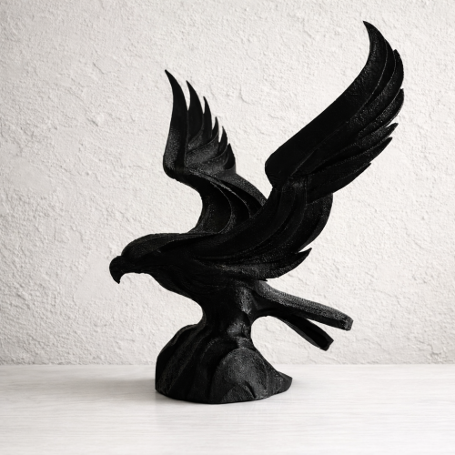 Figurine aigle 3D 1b Figurine Aigle en Vol - 3D 🦅