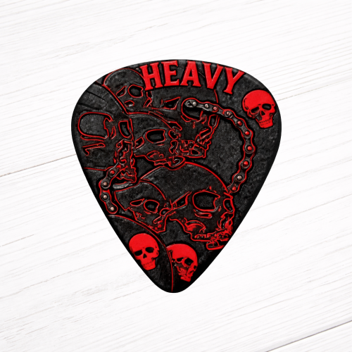 Mediator heavy mechanic skull Médiator - Heavy Mechanic Skull 🎸