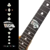 Stickers guitare carte blanc Stickers guitare carte 🃏