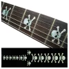 Stickers guitare crane blanc Stickers Guitare Tête de mort 💀