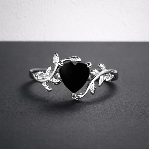 Bague coeur noir Bague cœur noir 🖤